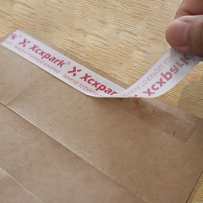 Xxcxpark 200 Qty Printable A7 Invitation Envelopes 5.25 x 7.25, Self Seal 120GSM Brown Kraft Paper Envelopes for Invitations, Papers, Photos, Documents, Wedding, Baby Shower, Easy to Seal - Image 5